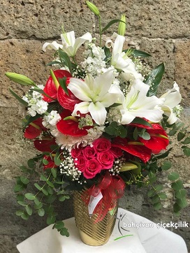 Cam vazo Aranjamanı